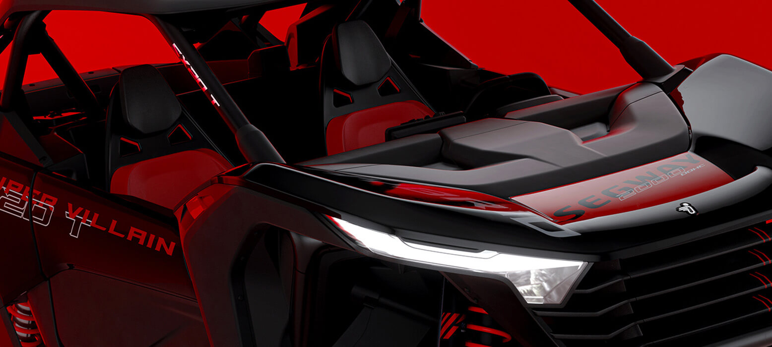 Sleek contours and a sharp front fascia, blending speed with aesthetic.