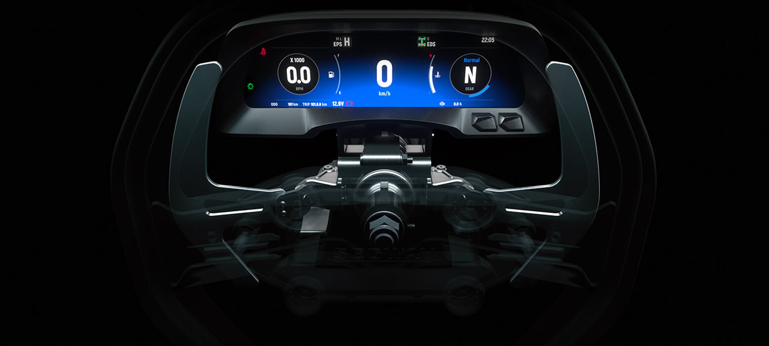 Designed for a sporty feel, with ultimate control and driving pleasure.
